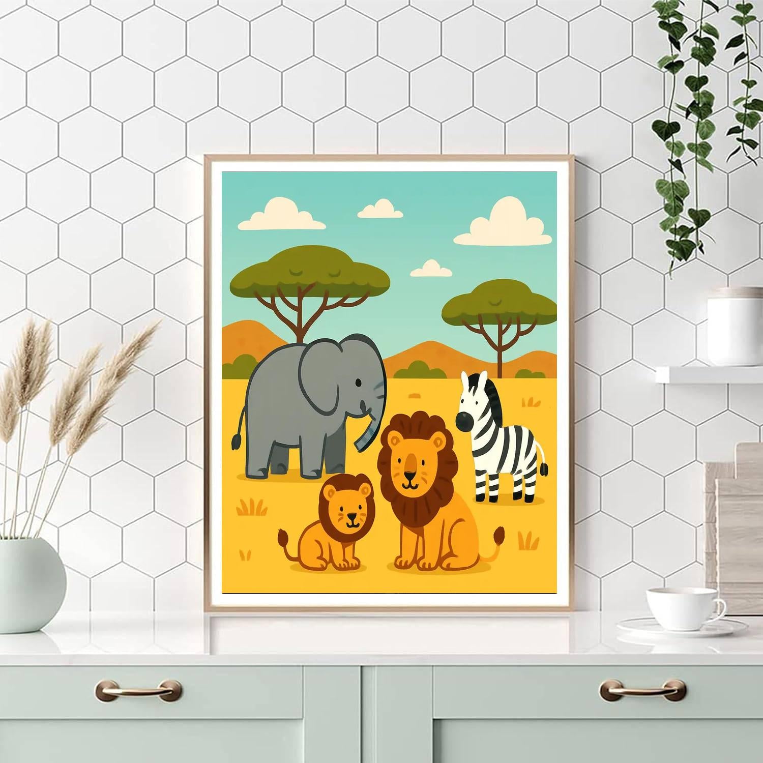 African Safari Journey DIY Paint By Numbers