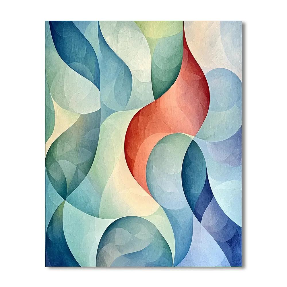 Paul Klee Inspired Echoes Of Harmony  Painting Number Kit