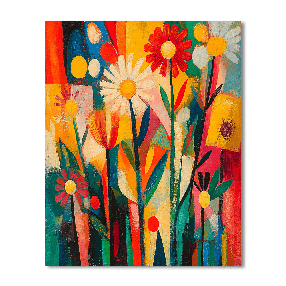 Kandinsky Inspired Nature's Rhythm  Painting By Numbers Kit