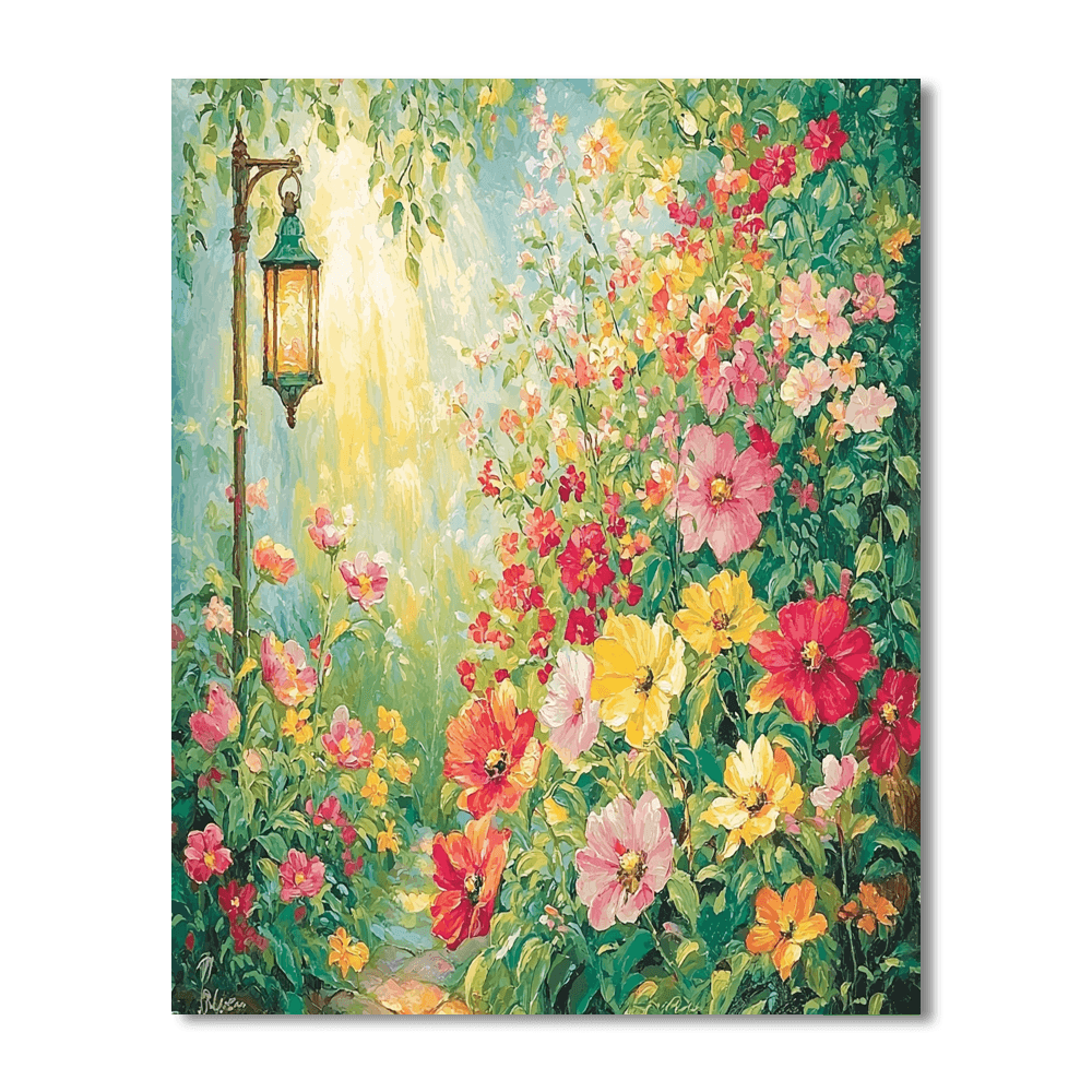 Pierre-Auguste Renoir Inspired Timeless Flower Garden  Paint By Numbers Kits