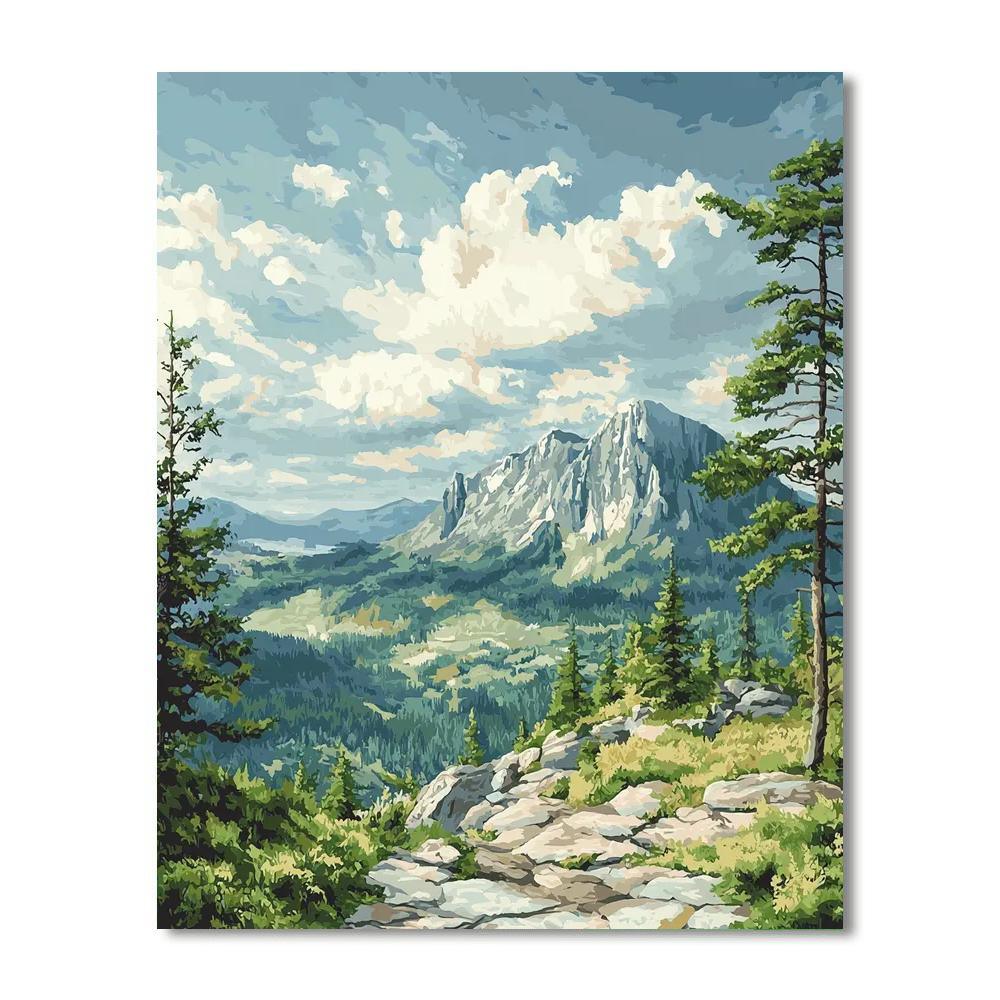Thomas Cole Inspired Majestic Horizons  Paint By Numbers