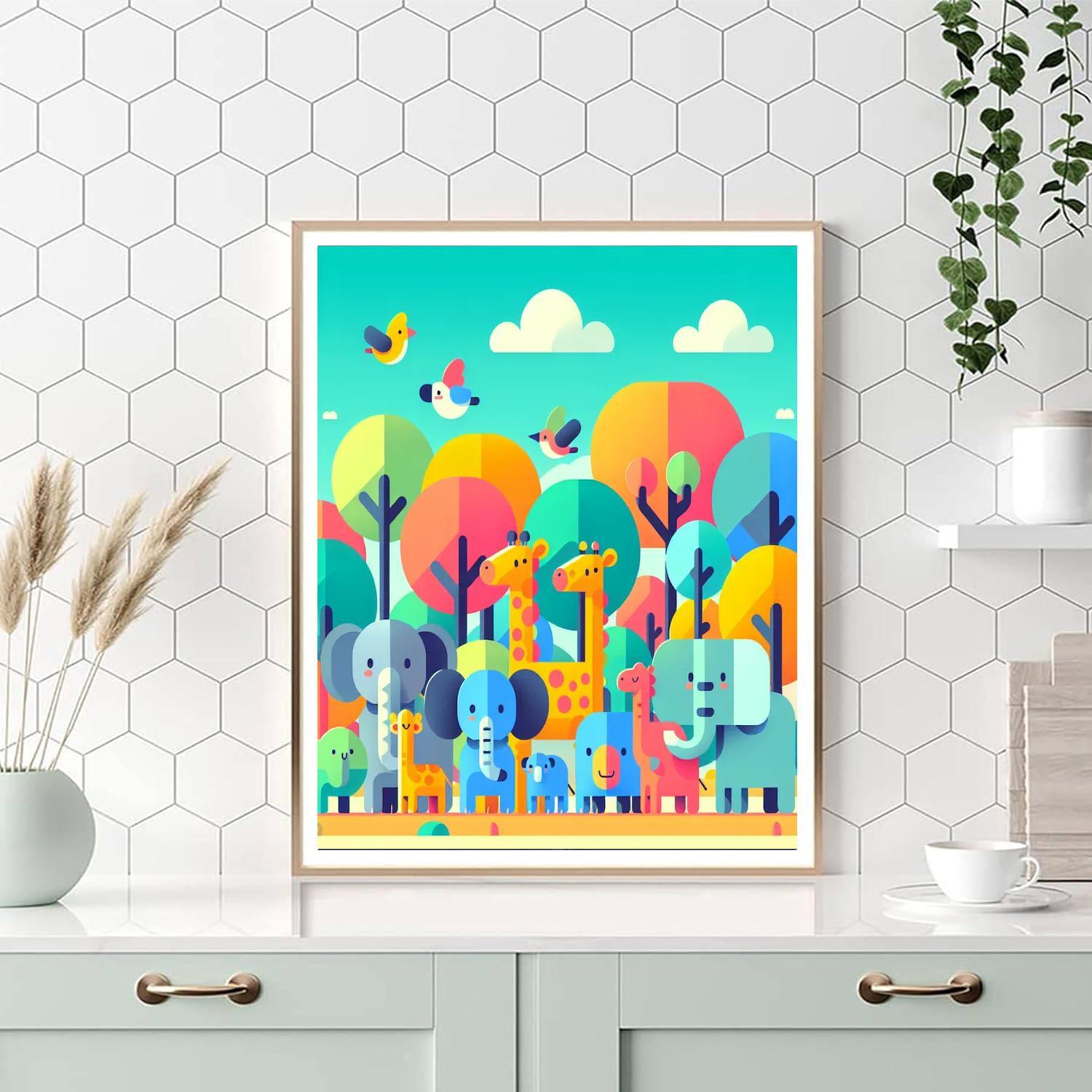 My Animal Kingdom Painting By Numbers Kit