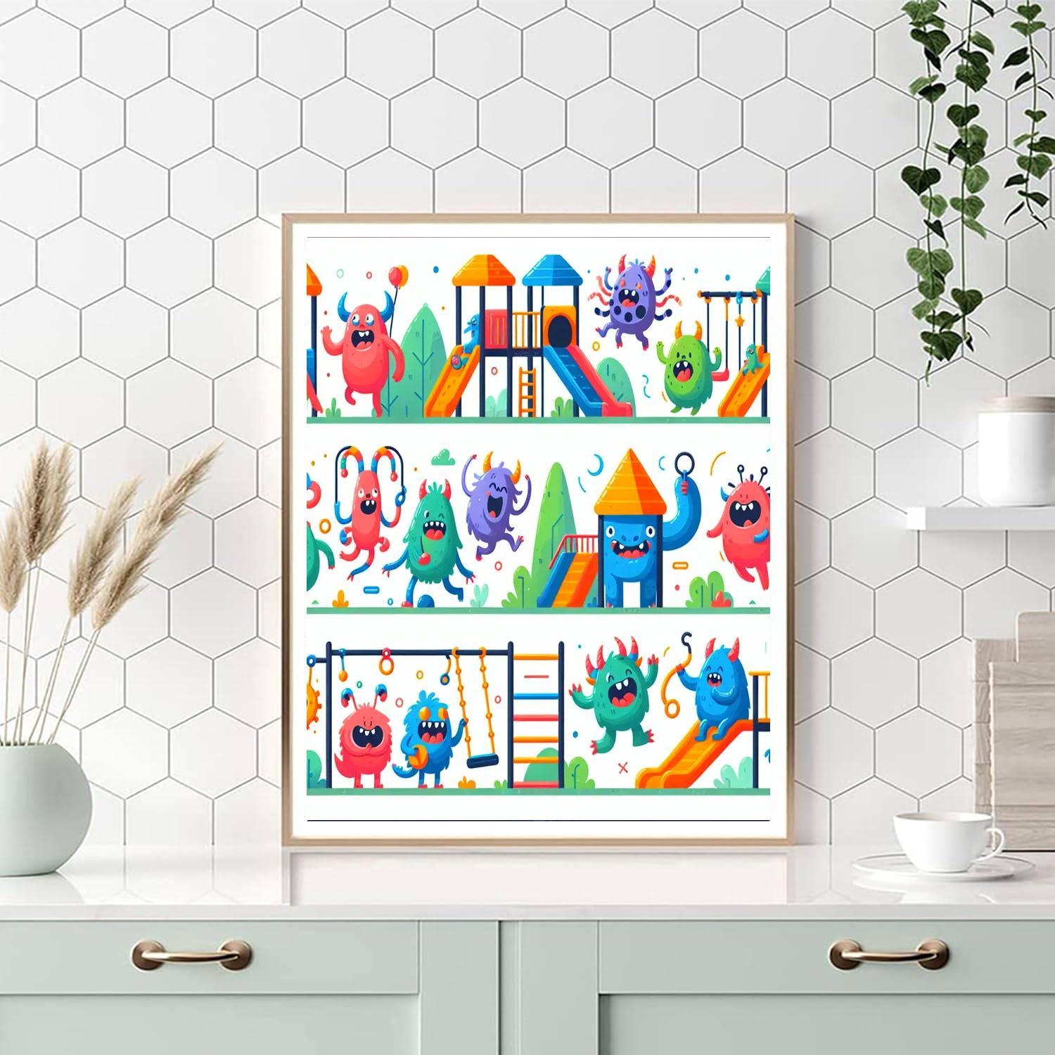 Silly Monsters Playtime Paint By Numbers Kits