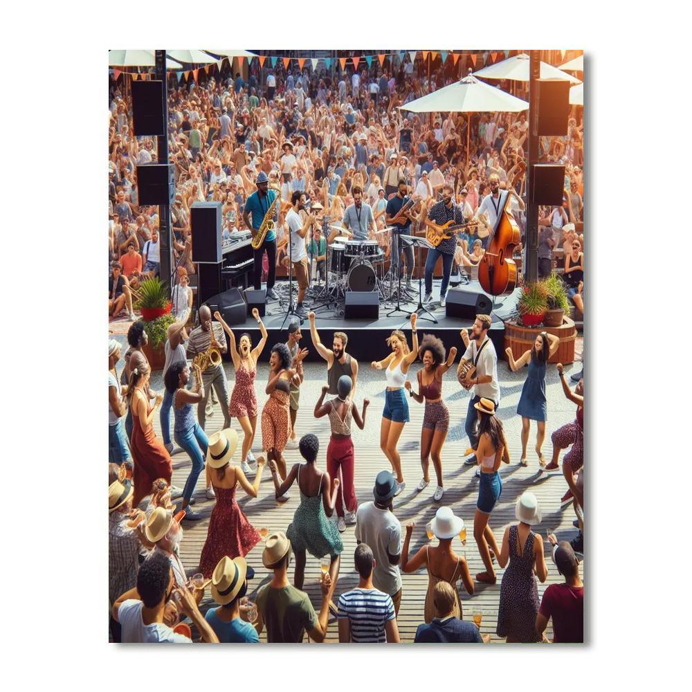 Cape Town Jazz Festival Painting By Numbers Kit