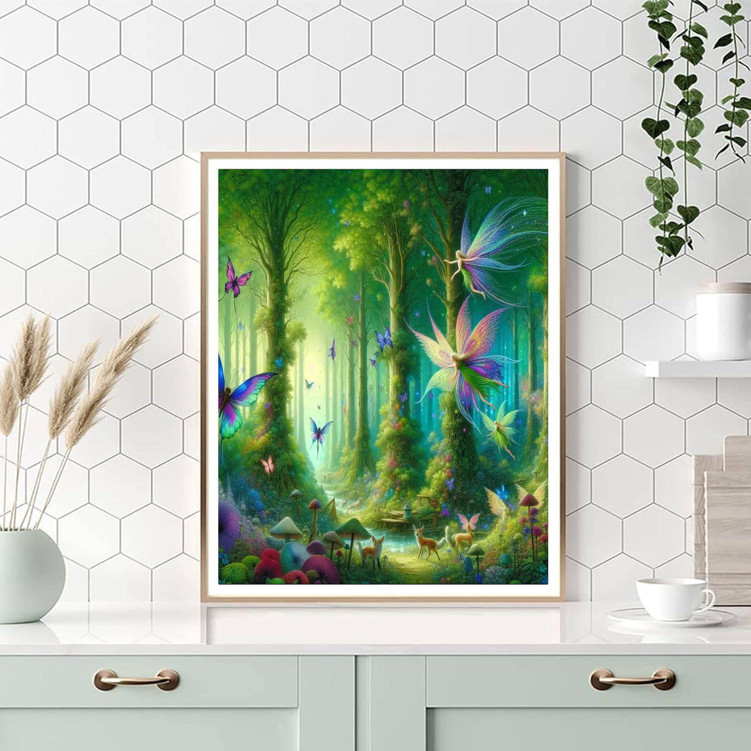 Forest Fairyland Numbered Painting Kits