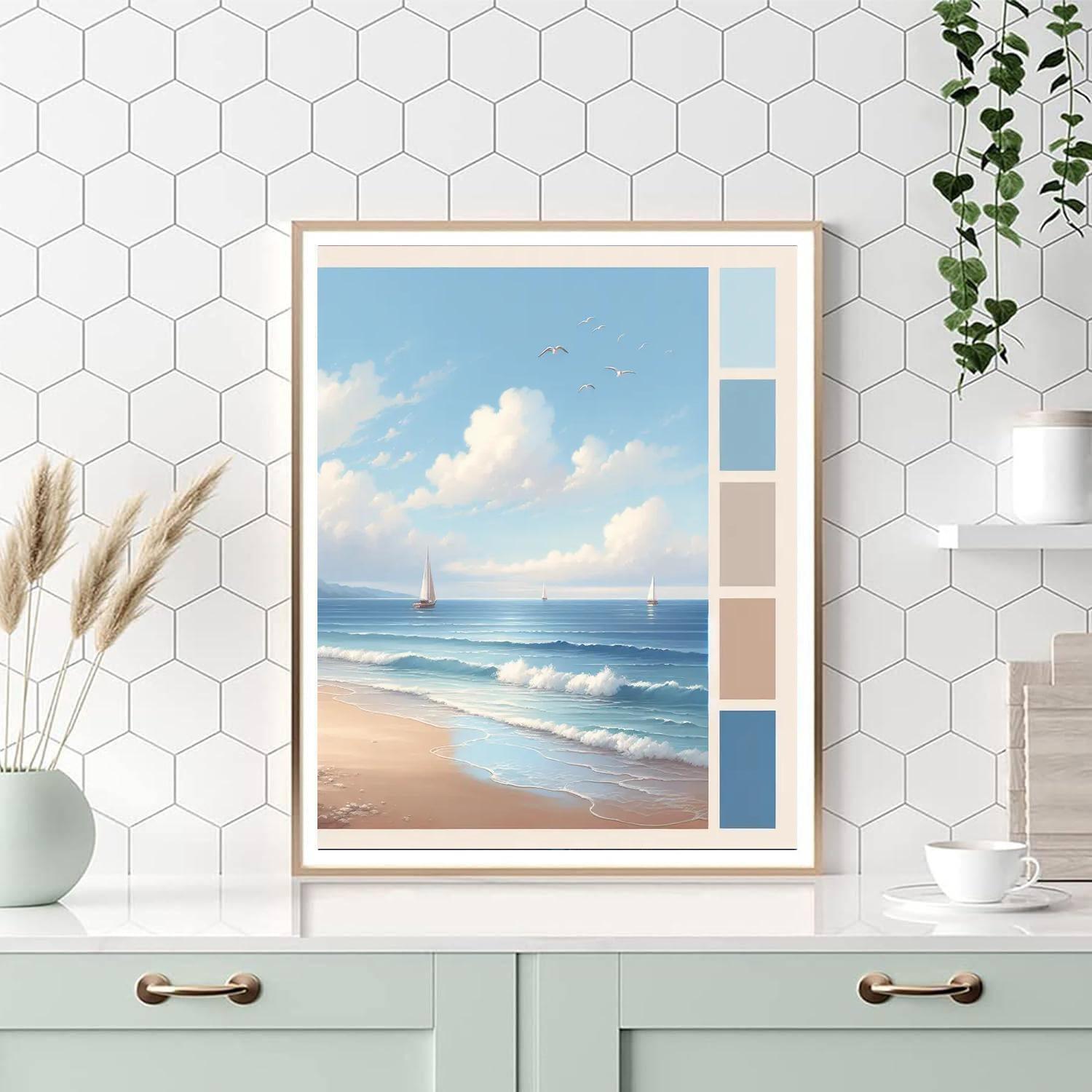 Nautical Seaside Serenity Paint By Color