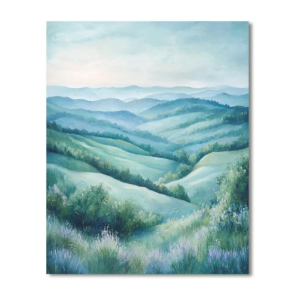 Paul Cézanne Inspired Dreamy Valleys  Paint By Numbers Kits