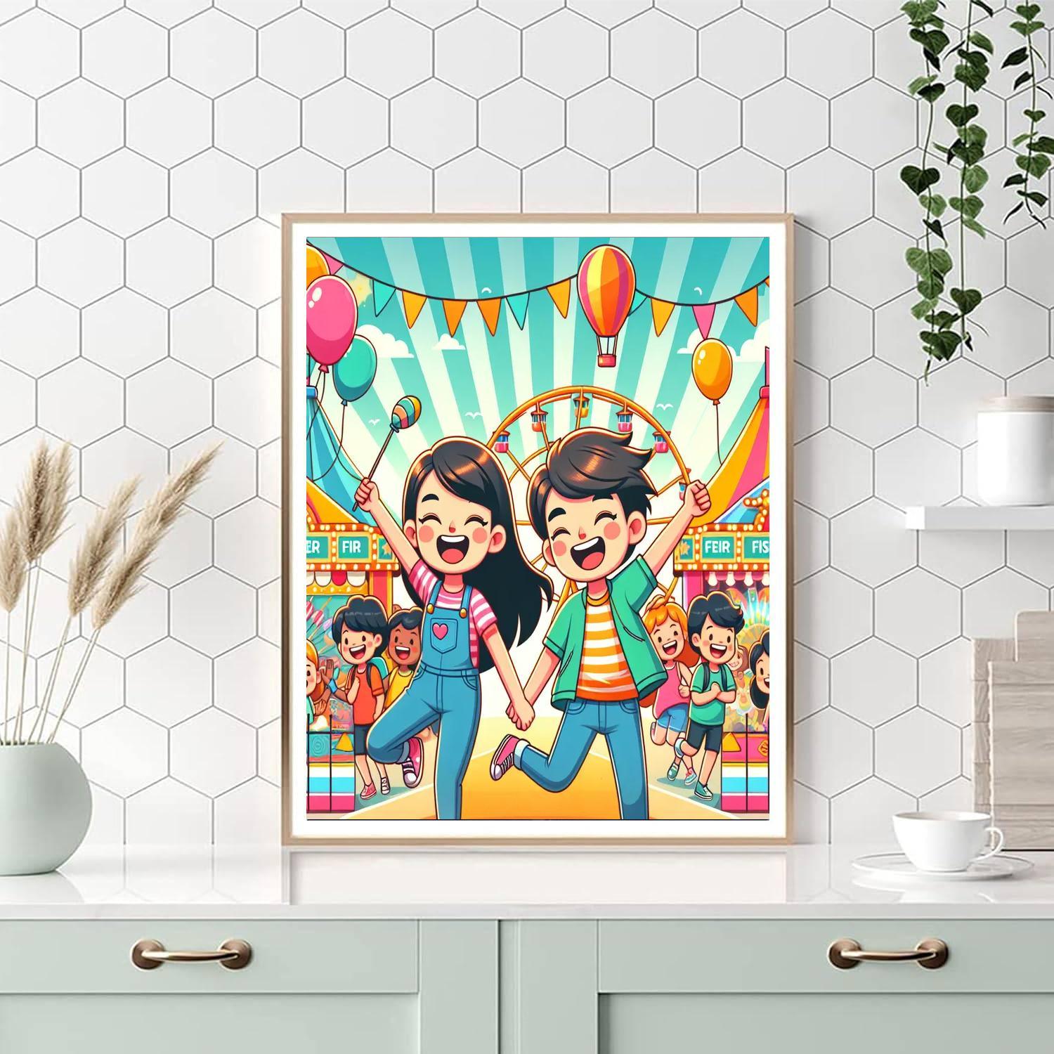 Carnival Fun Paint By Numbers