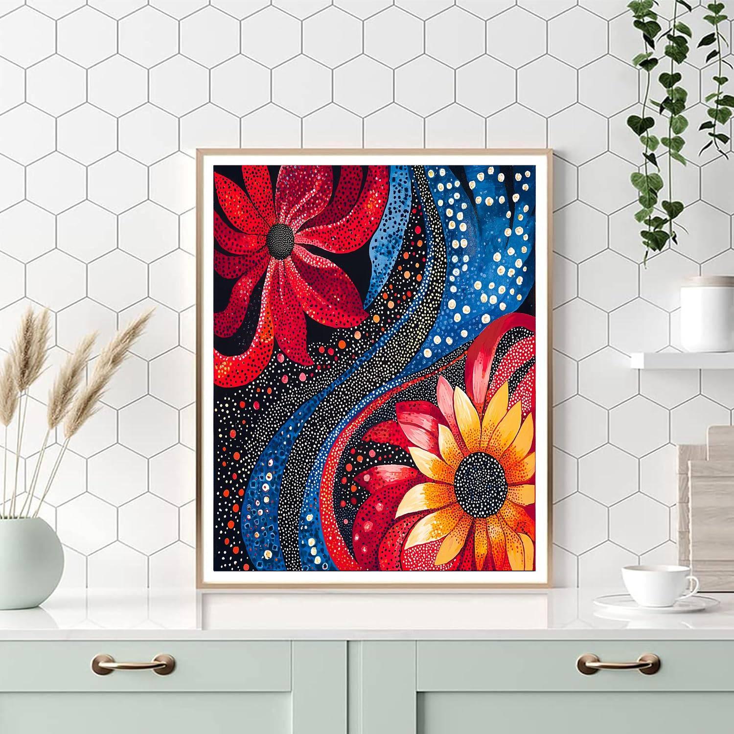 Yayoi Kusama Inspired Kaleidoscope Of Thoughts  Paint By Number