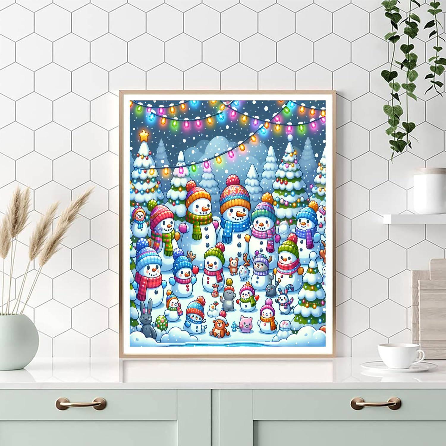 Magical Snowy Kingdom Paint By Color