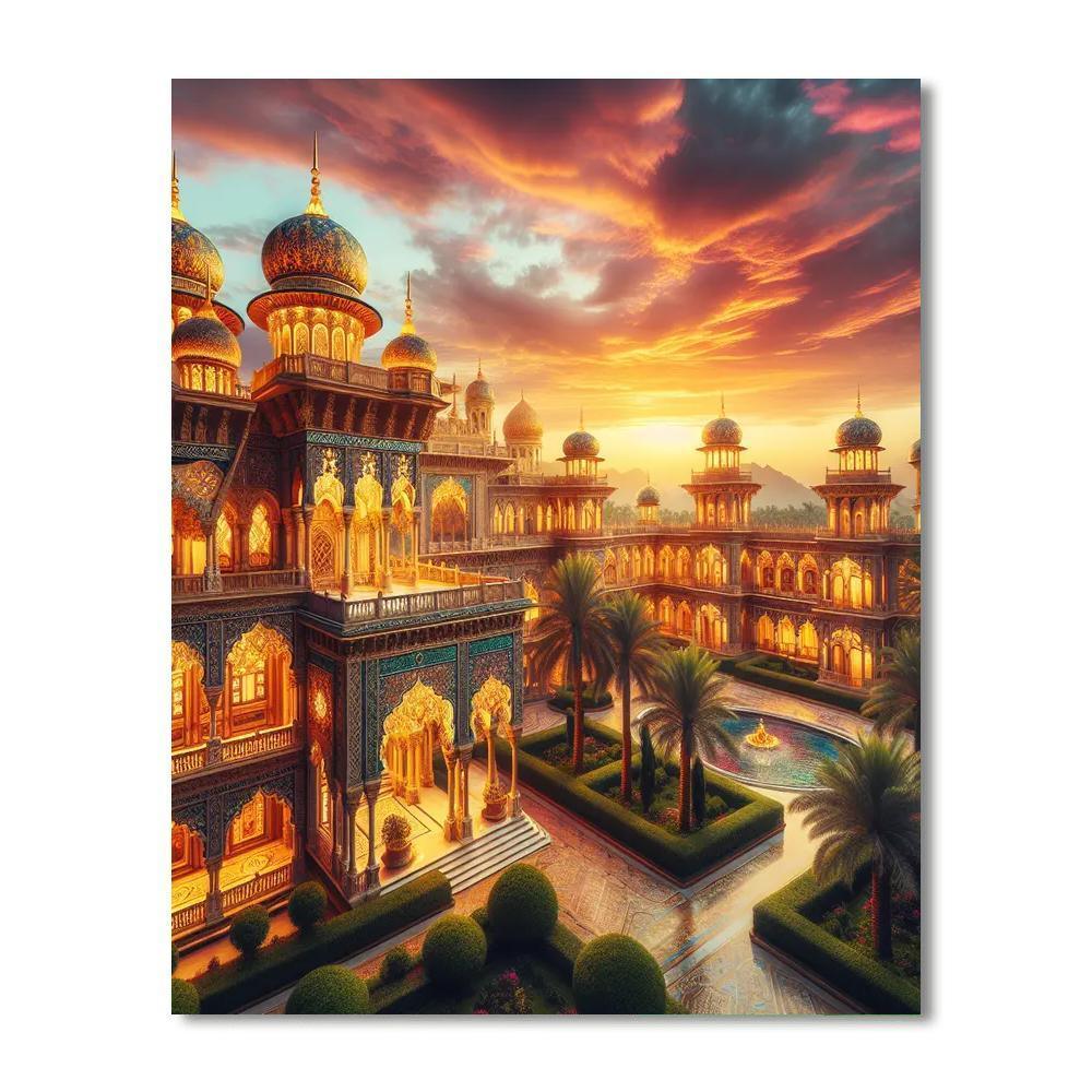 Regal Eastern Palace Painting By Numbers Kit