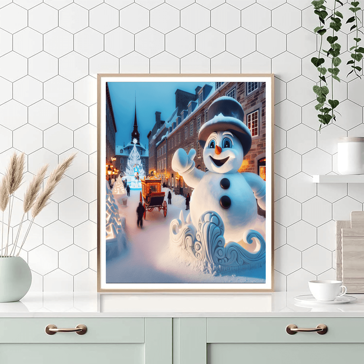 Carnival Of Quebec - Quebec City, Canada Number Painting