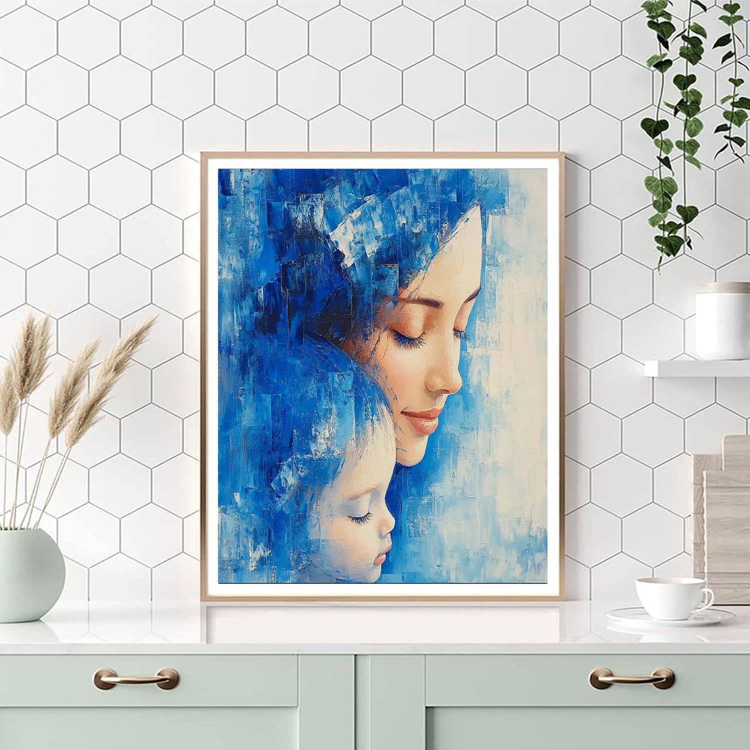 Reflections In A Mother's Eyes Paint By Numbers