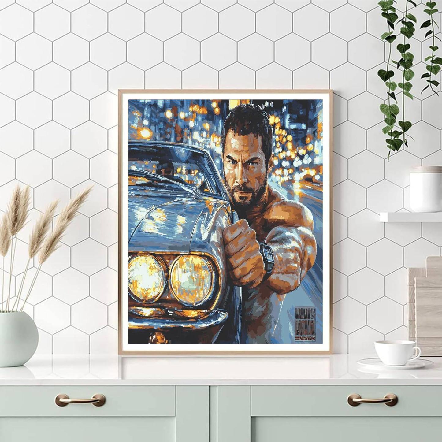 Vin Diesel: Driving The Pulse Of Fast & Furious Numbered Painting Kits