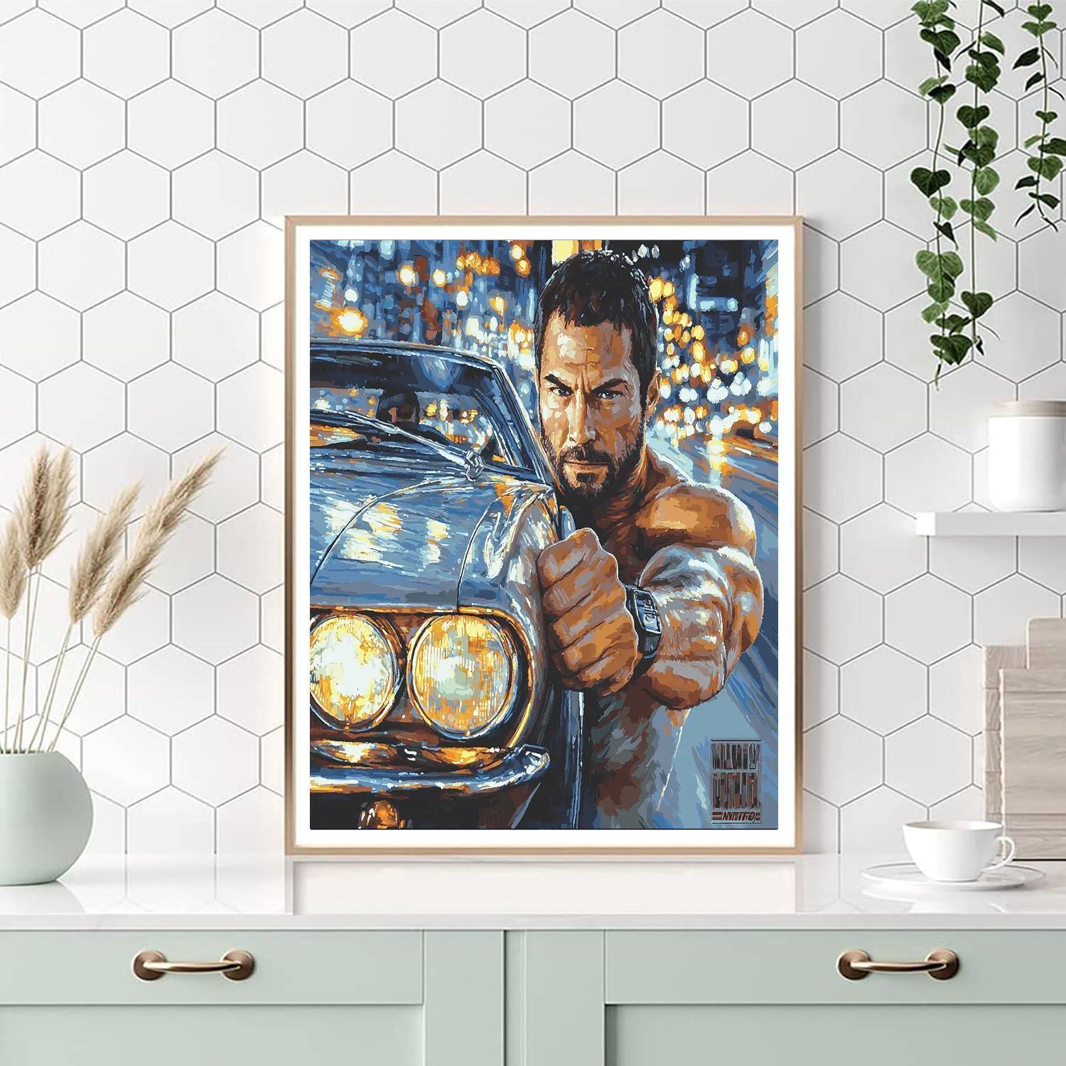 Vin Diesel: Driving The Pulse Of Fast & Furious Numbered Painting Kits