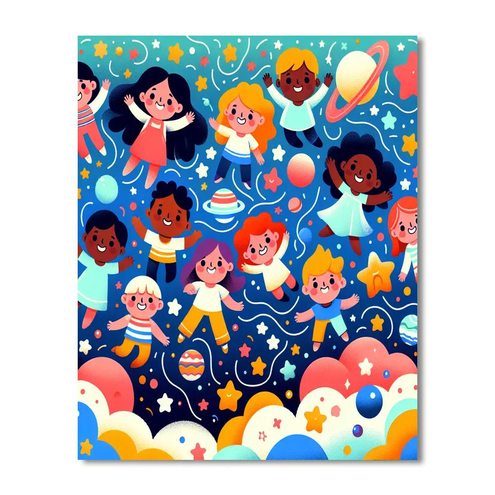 Astral Dreamscapes Numbered Painting Kits