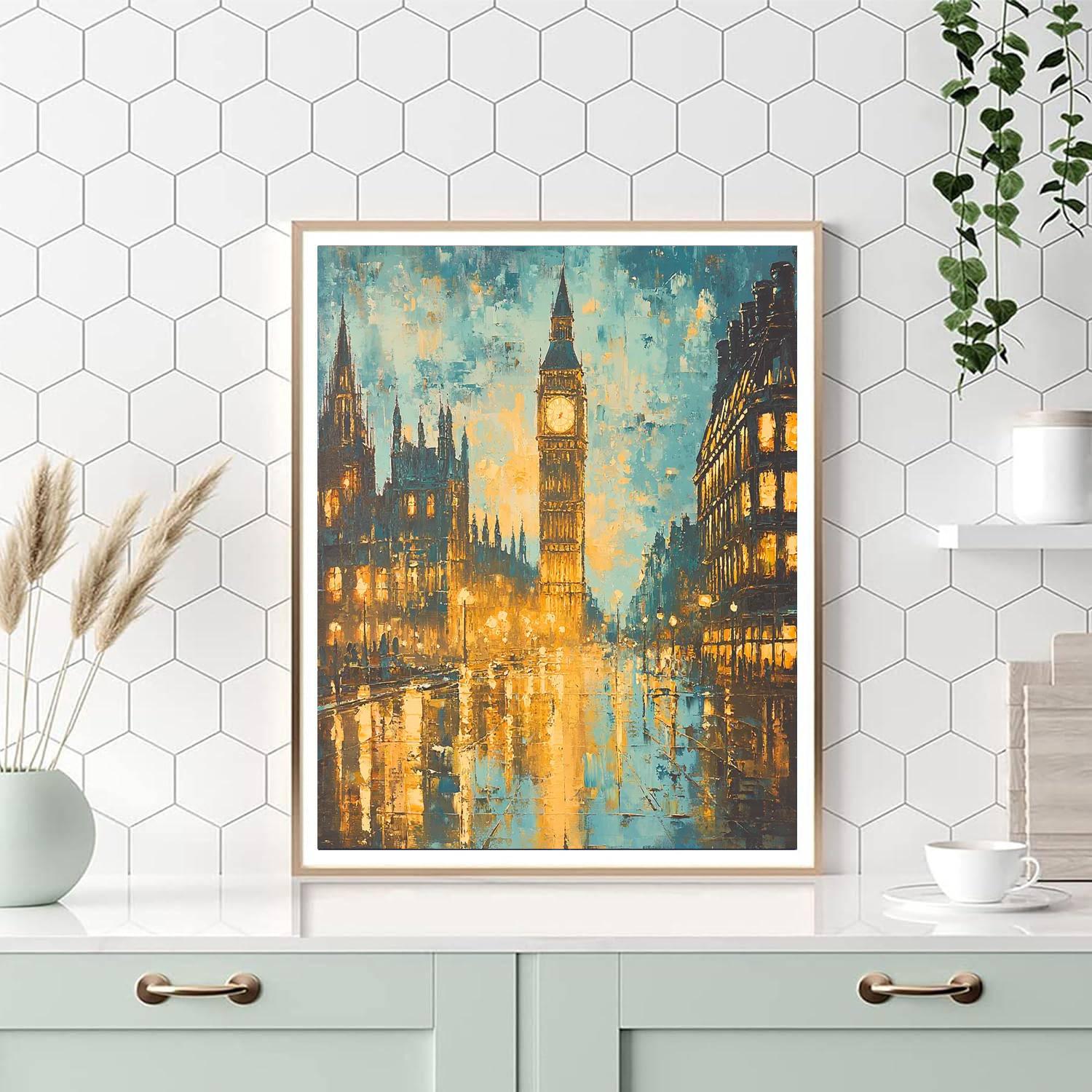 J.M.W. Turner Inspired The Romantic City At Twilight  Paint By Numbers