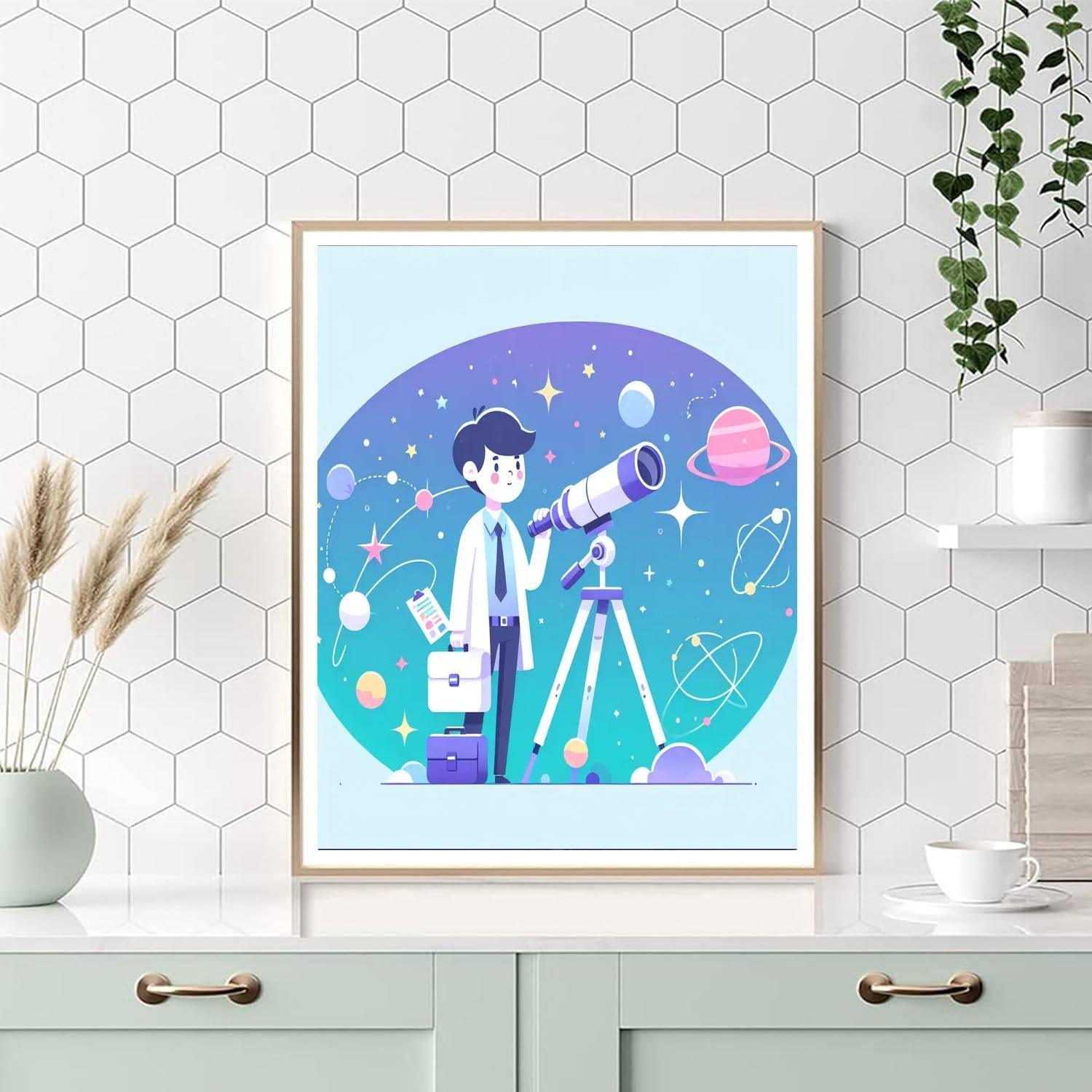 Galactic Science Adventure Paint By Number