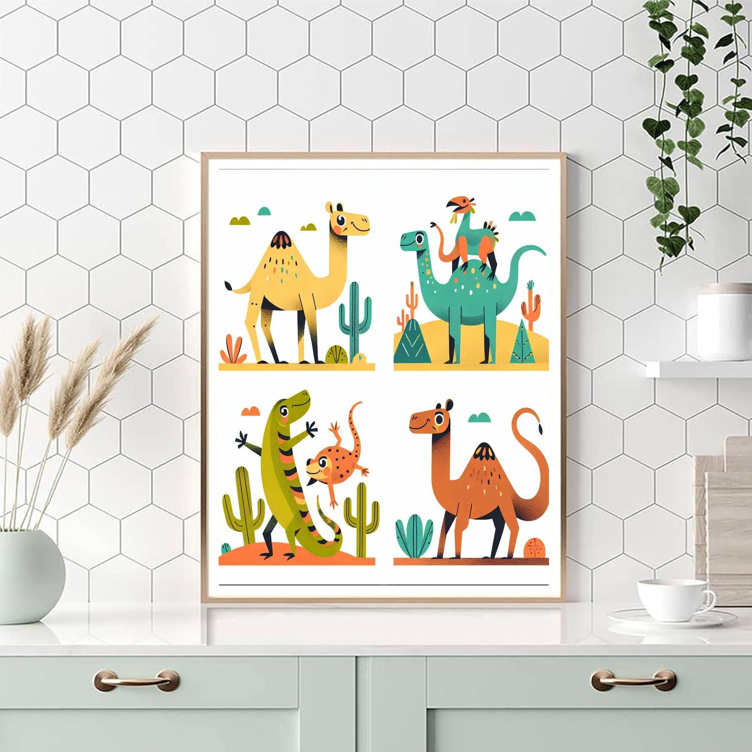 Dazzling Desert Festival Painting By Numbers Kit