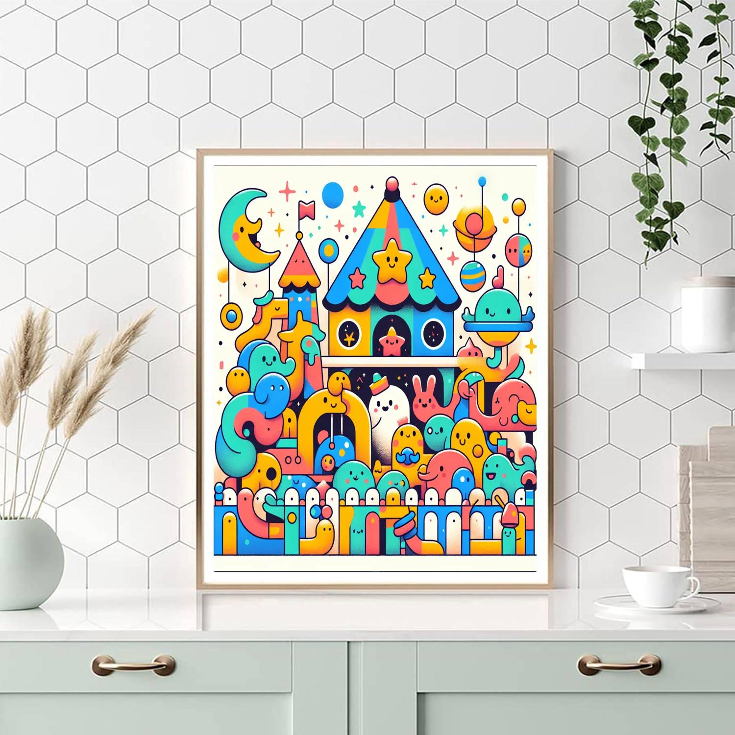 Fairyland Funhouse Paint By Color