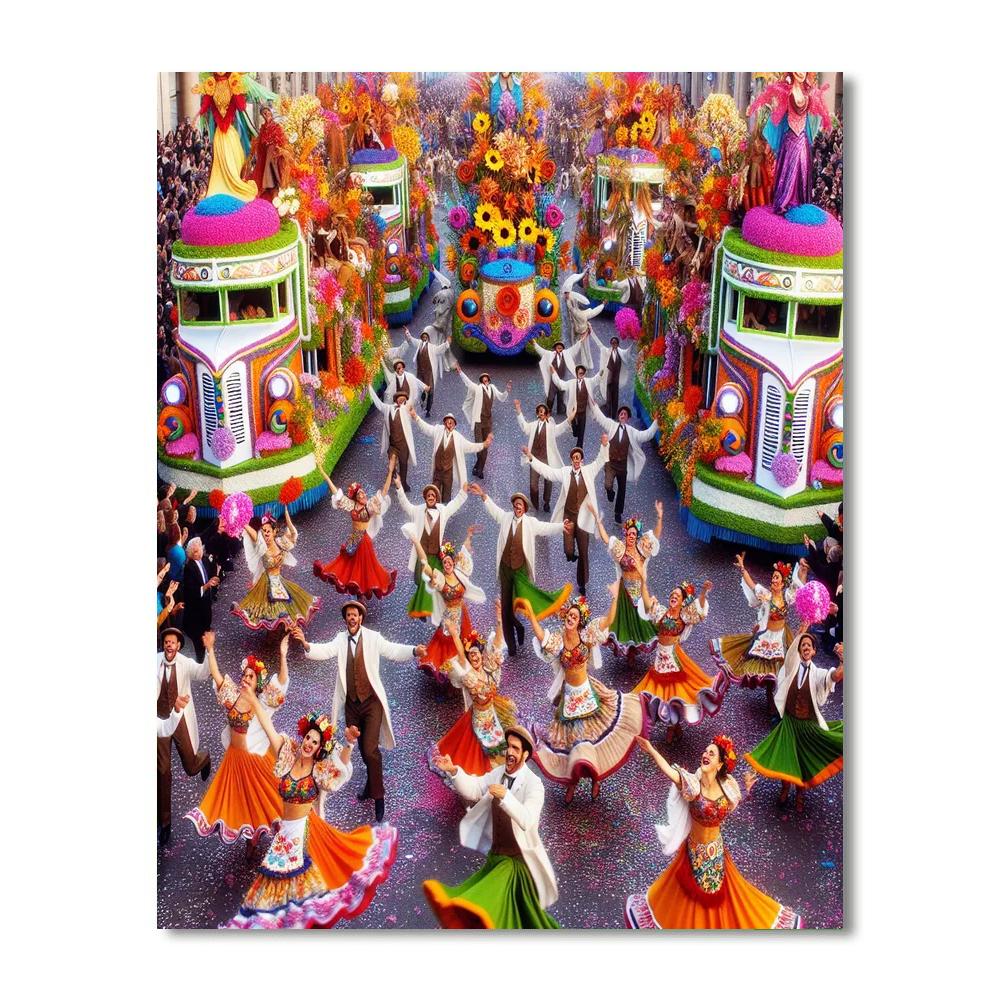 Fiesta De La Primavera - Chile Paint By Numbers