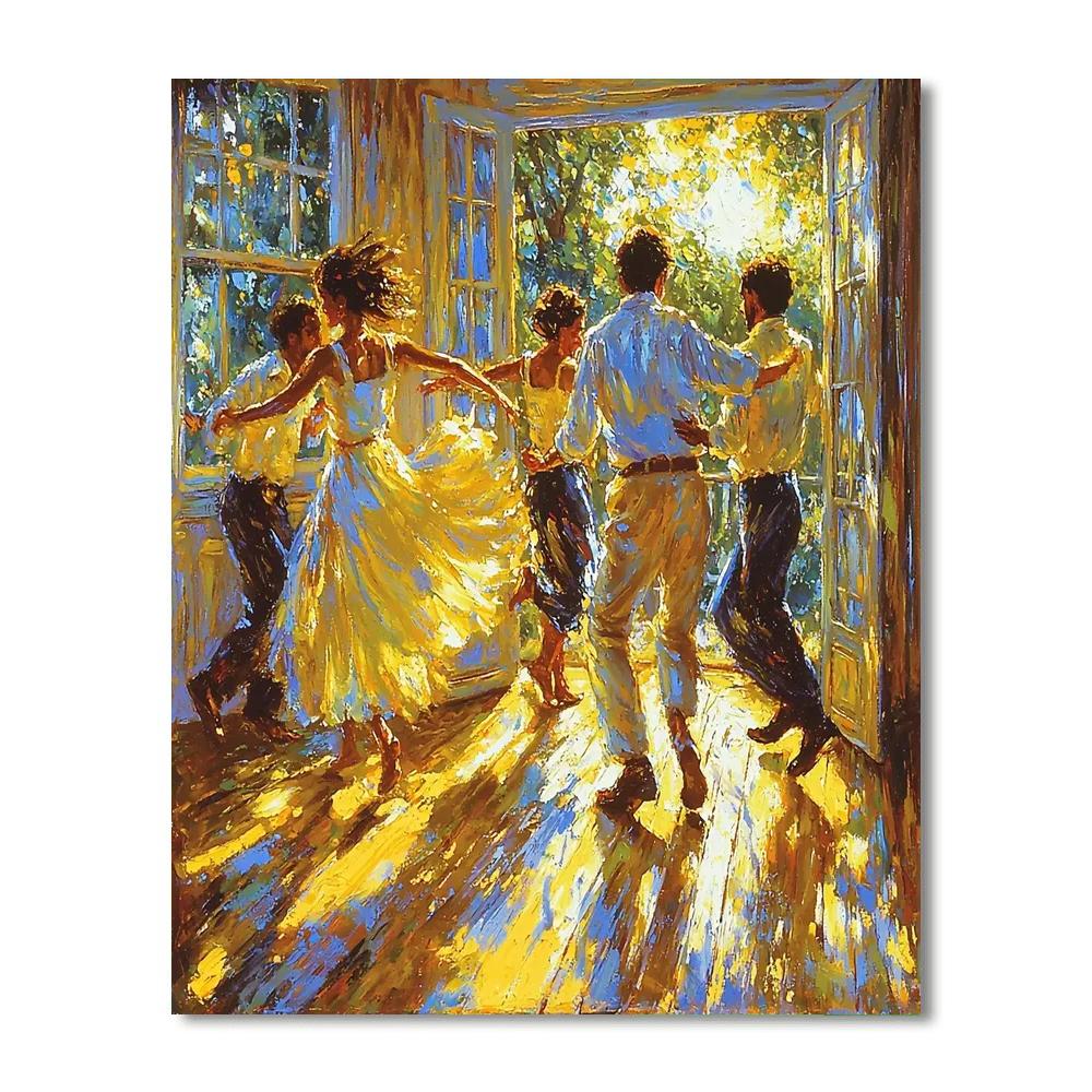 Symphony Of Laughter Number Painting