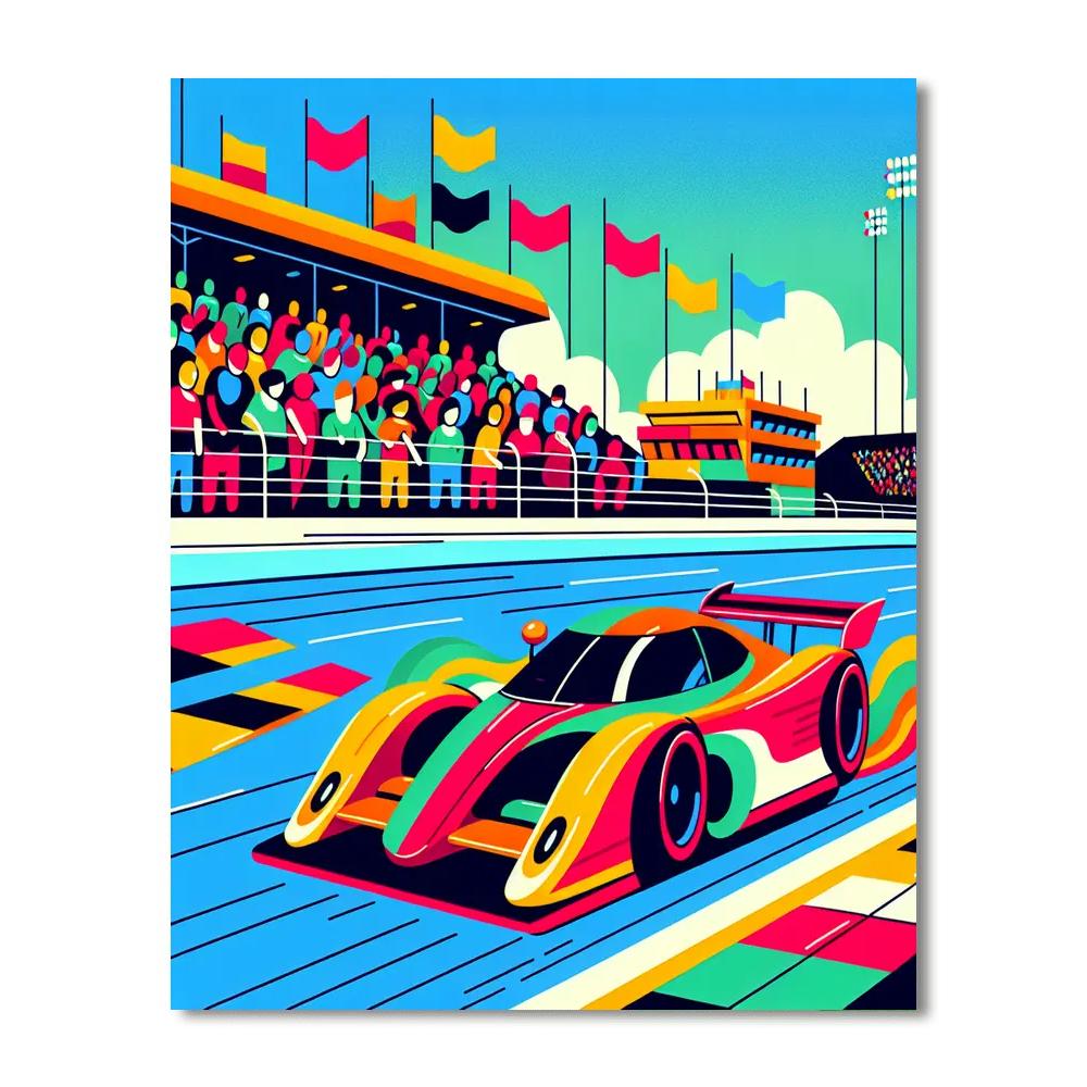 Racing Adventure Rally Paint By Numbers Kits