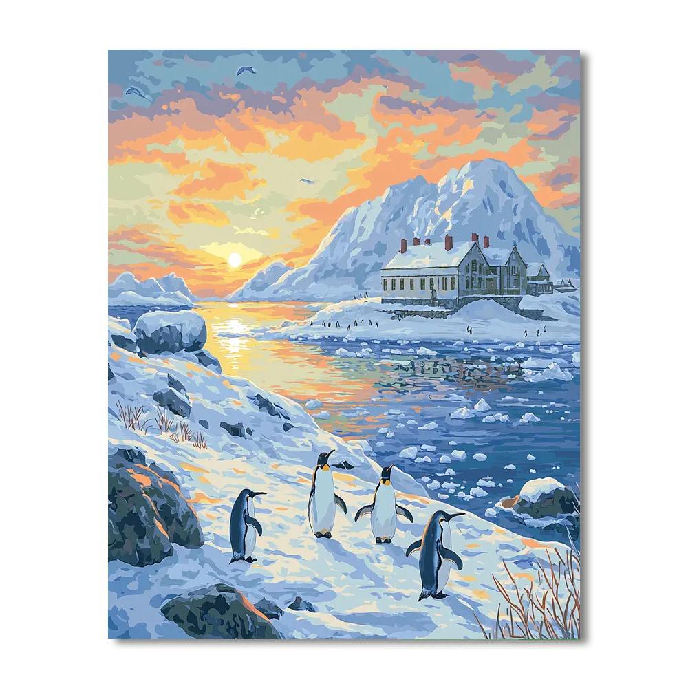 Port Lockroy - Antarctica Numbered Painting Kits
