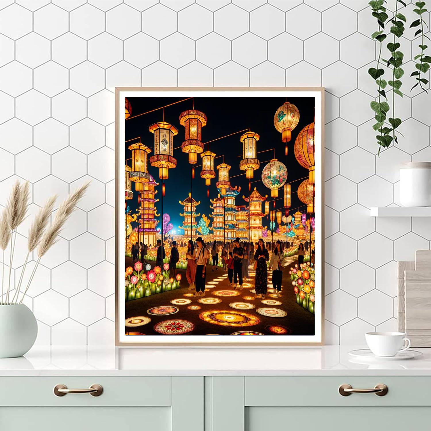 Harbin Lantern Festival - Harbin, China Number Painting