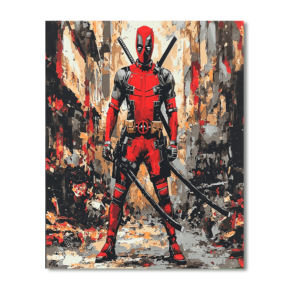 Ryan Reynolds: The Merc With A Mastery Of Mayhem Paint By Numbers Kits