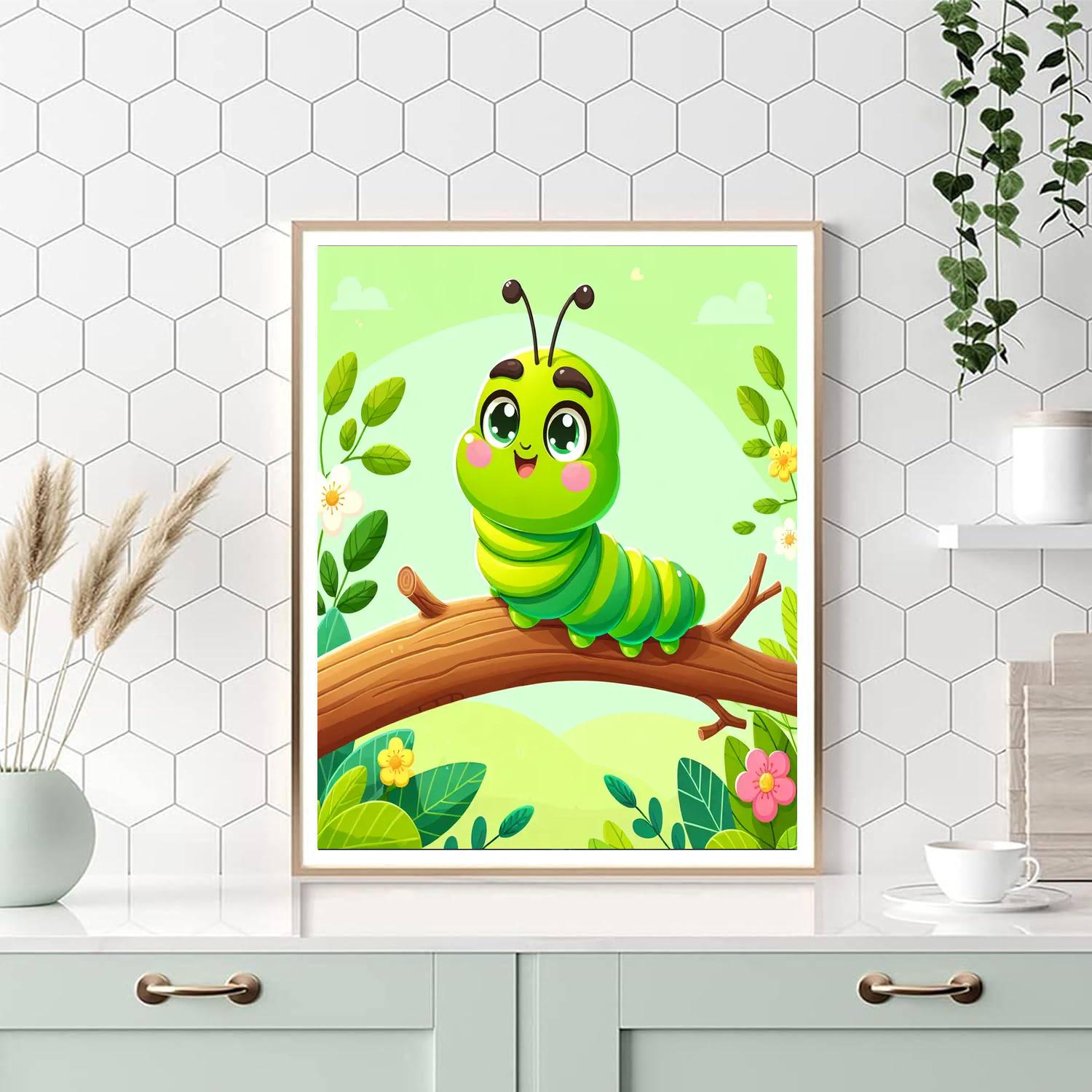 Inquisitive Caterpillar Numbered Painting Kits