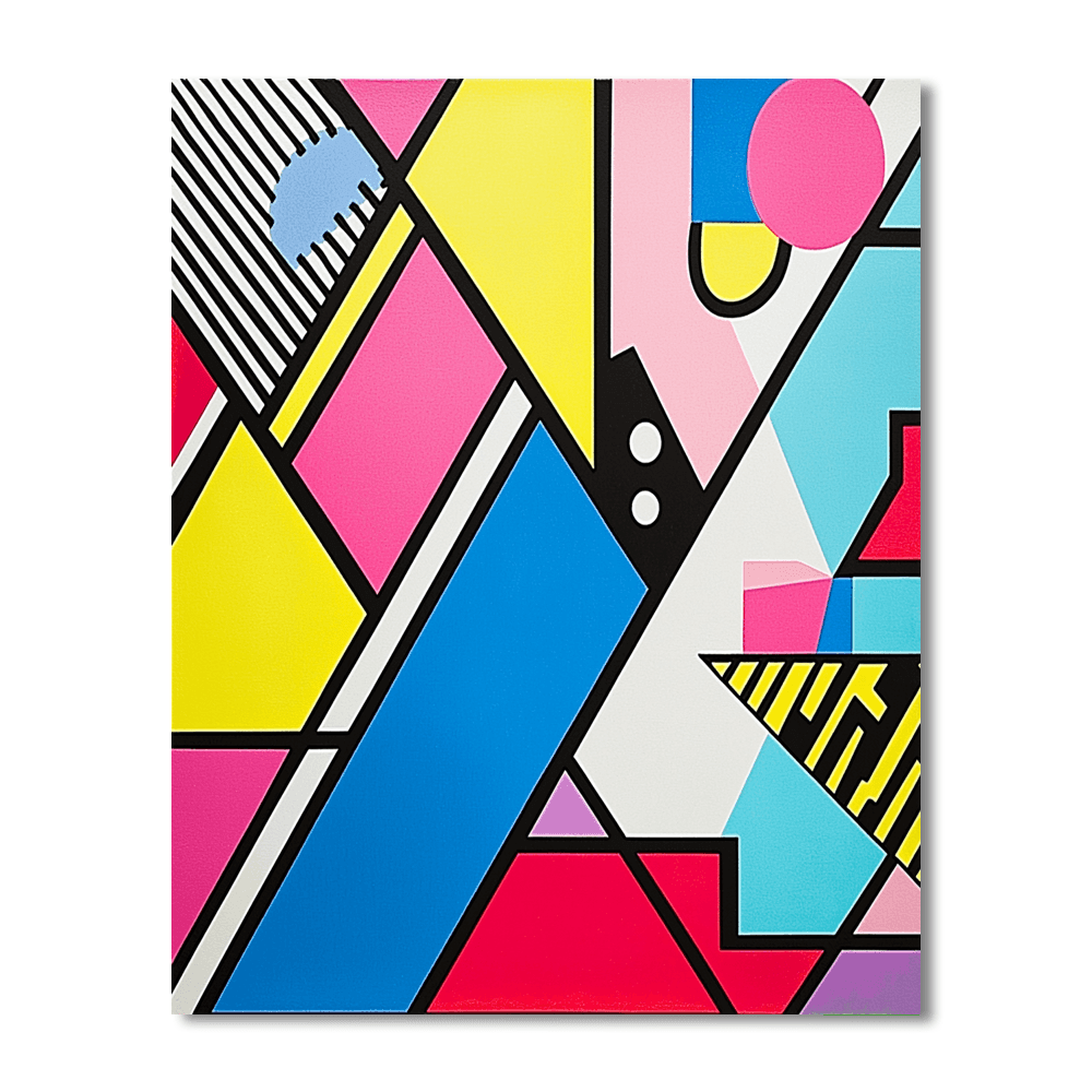 Roy Lichtenstein Inspired Retro Dreamscapes  Paint By Numbers Art