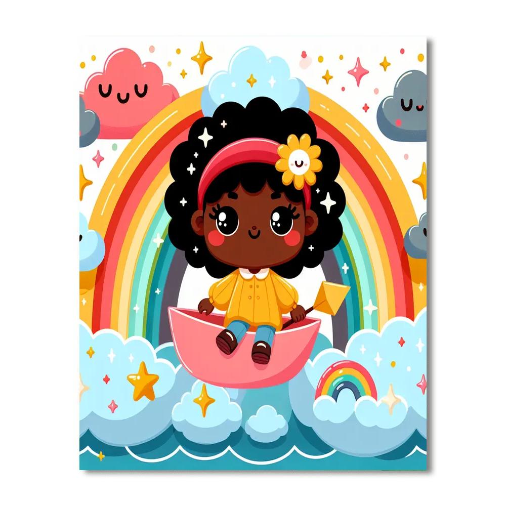 Sailing On Cloud Nine DIY Paint By Numbers