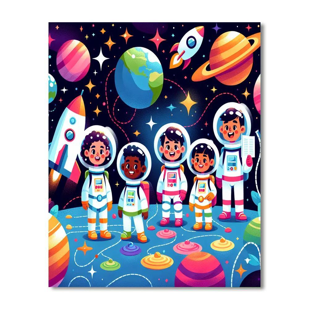 Galactic Star Mission Paint By Numbers