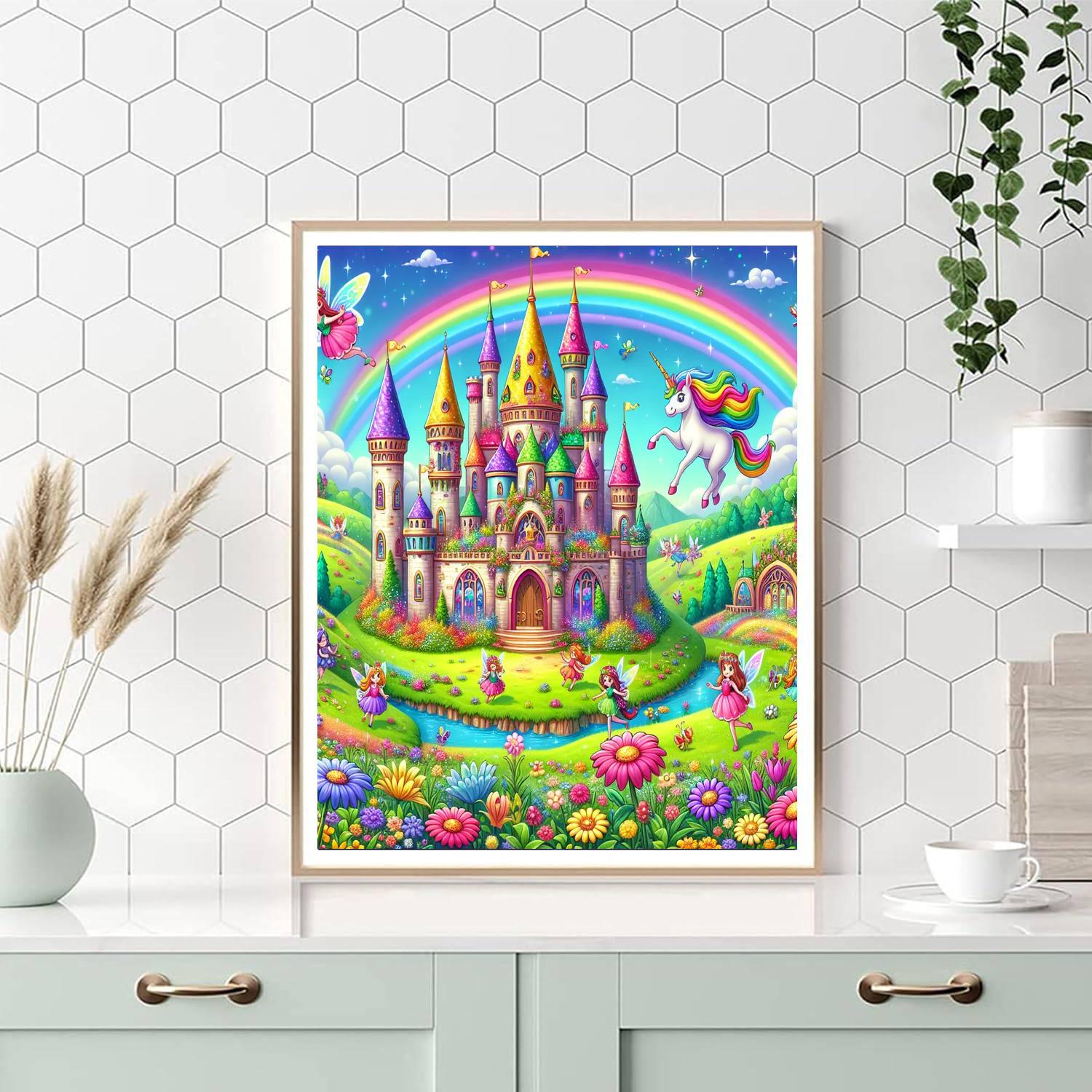 Vibrant Fantasy Land Paint By Numbers Art