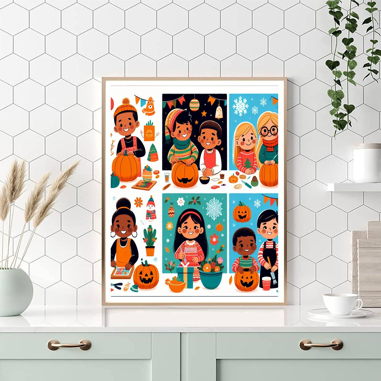 Festive Seasons Celebration Paint By Numbers