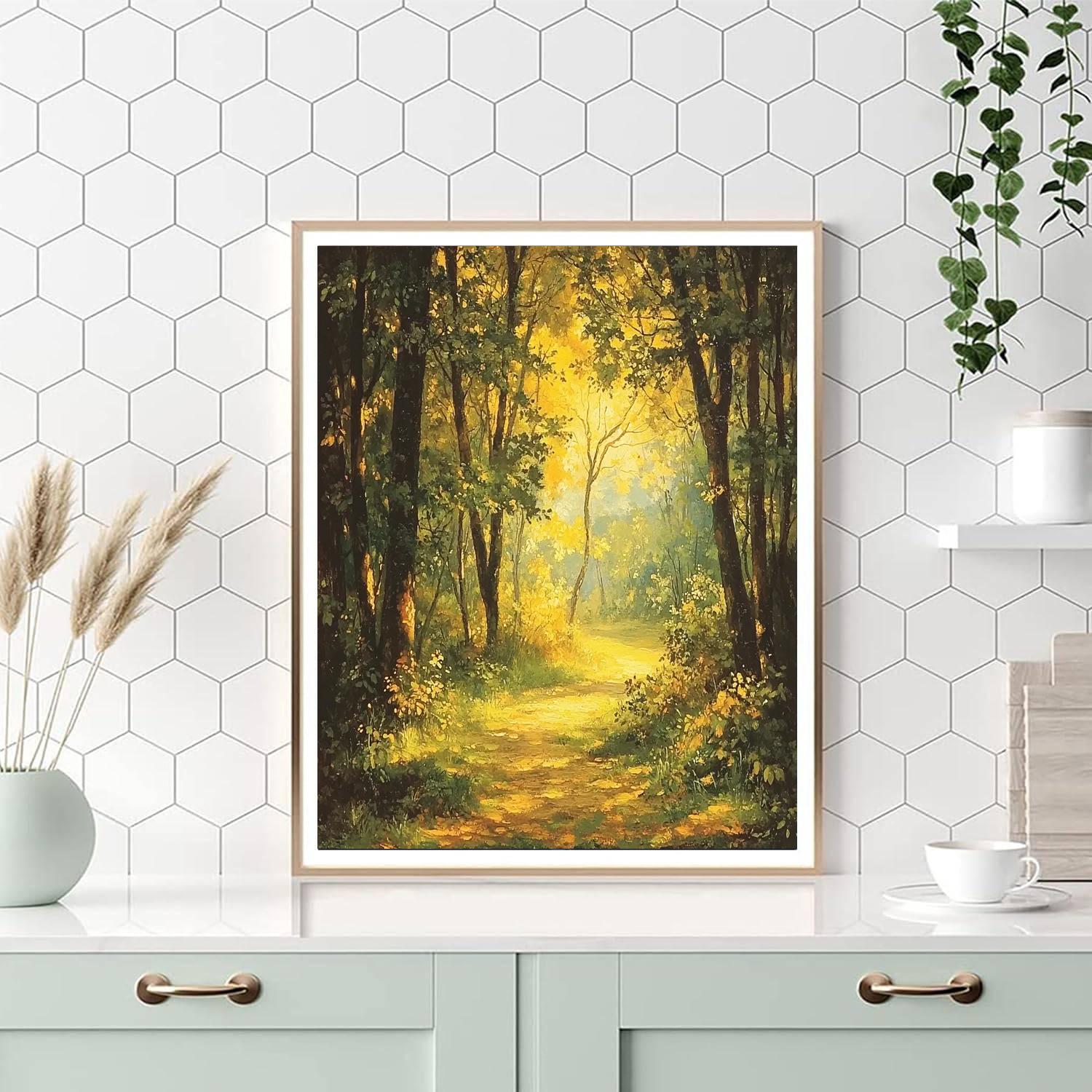 Holman Hunt Inspired Holman Hunt's Golden Light  Number Painting