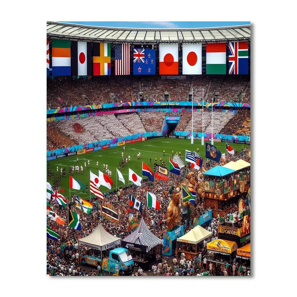 Rugby World Cup - Various Paint By Numbers Kits