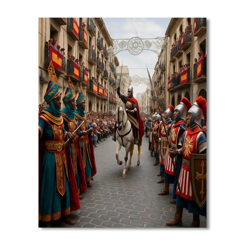 Alcoy Moors And Christians Festival - Spain Numbered Painting Kits
