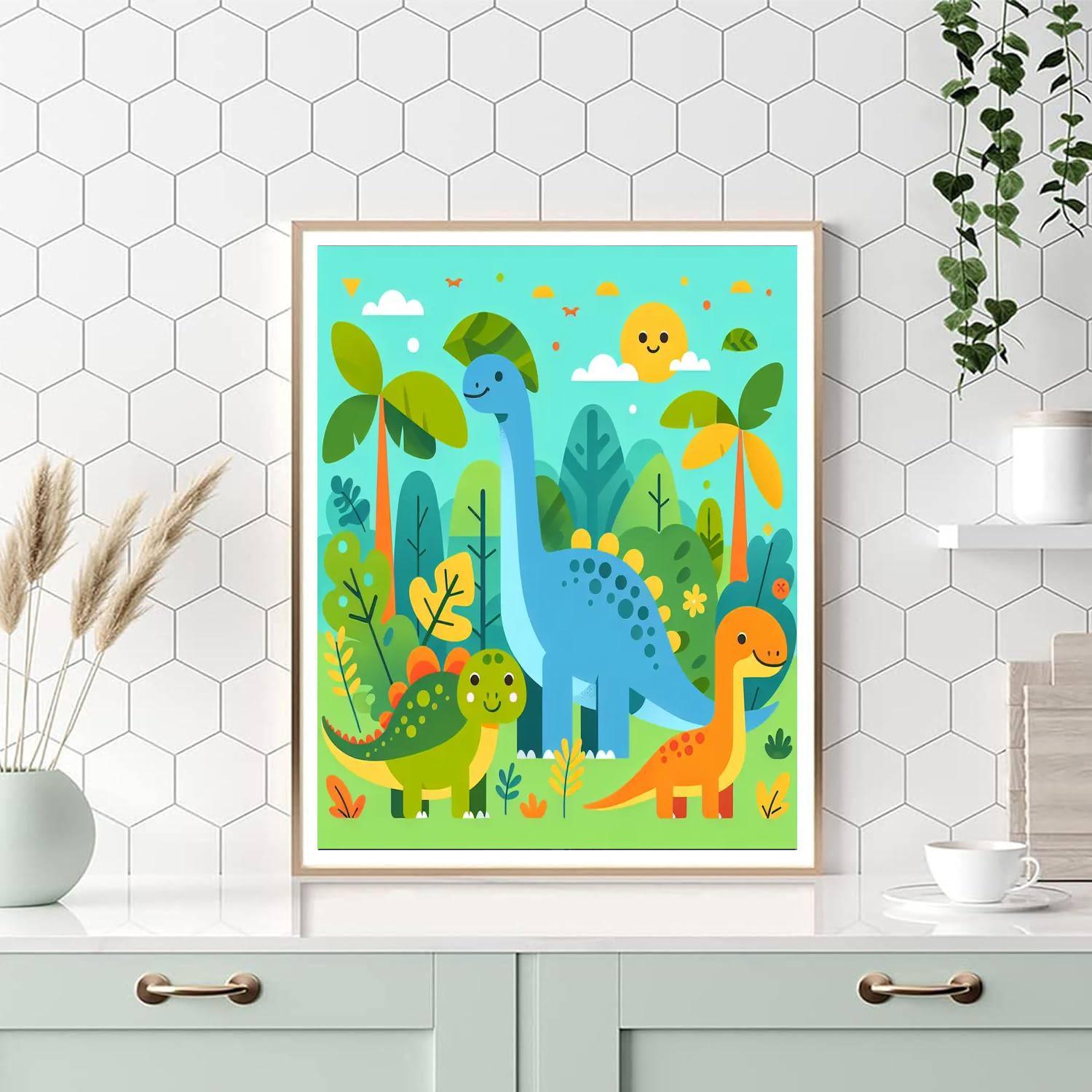 Jurassic Jungle Journey Numbered Painting Kits
