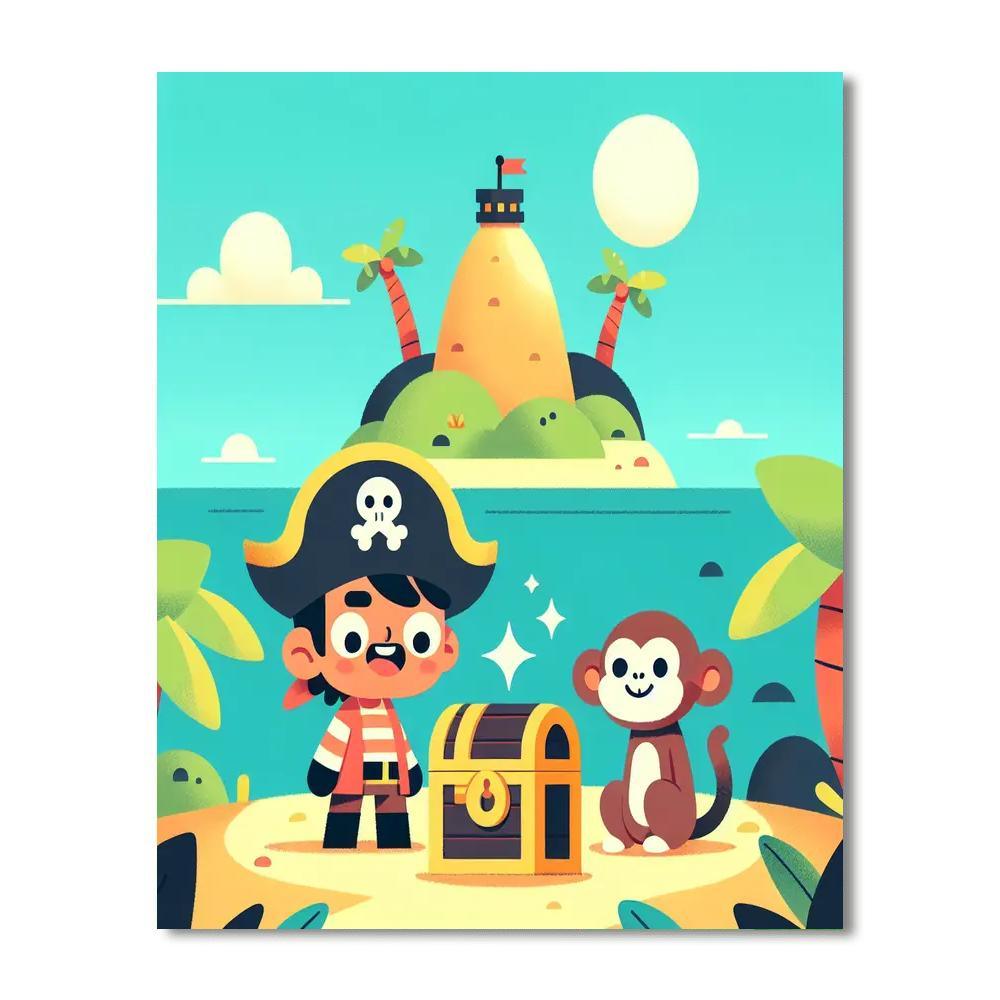 Mystery Island Exploration Paint By Numbers Kits