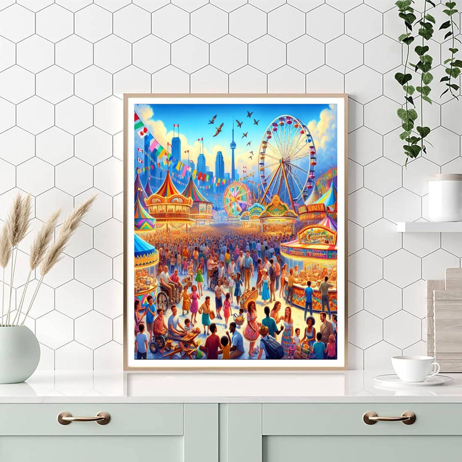 The Great Canadian Carnival - Toronto, Canada Paint By Numbers Art