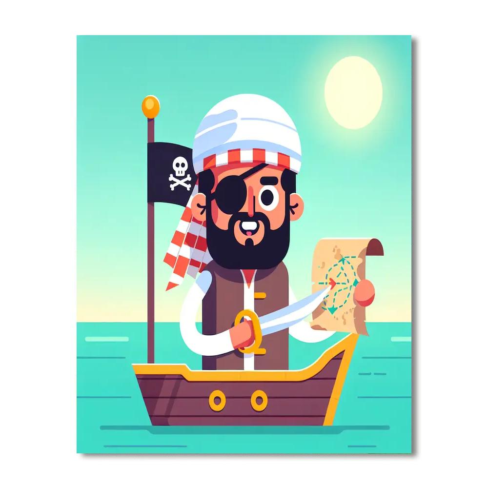 Pirate's Adventure Paint By Number