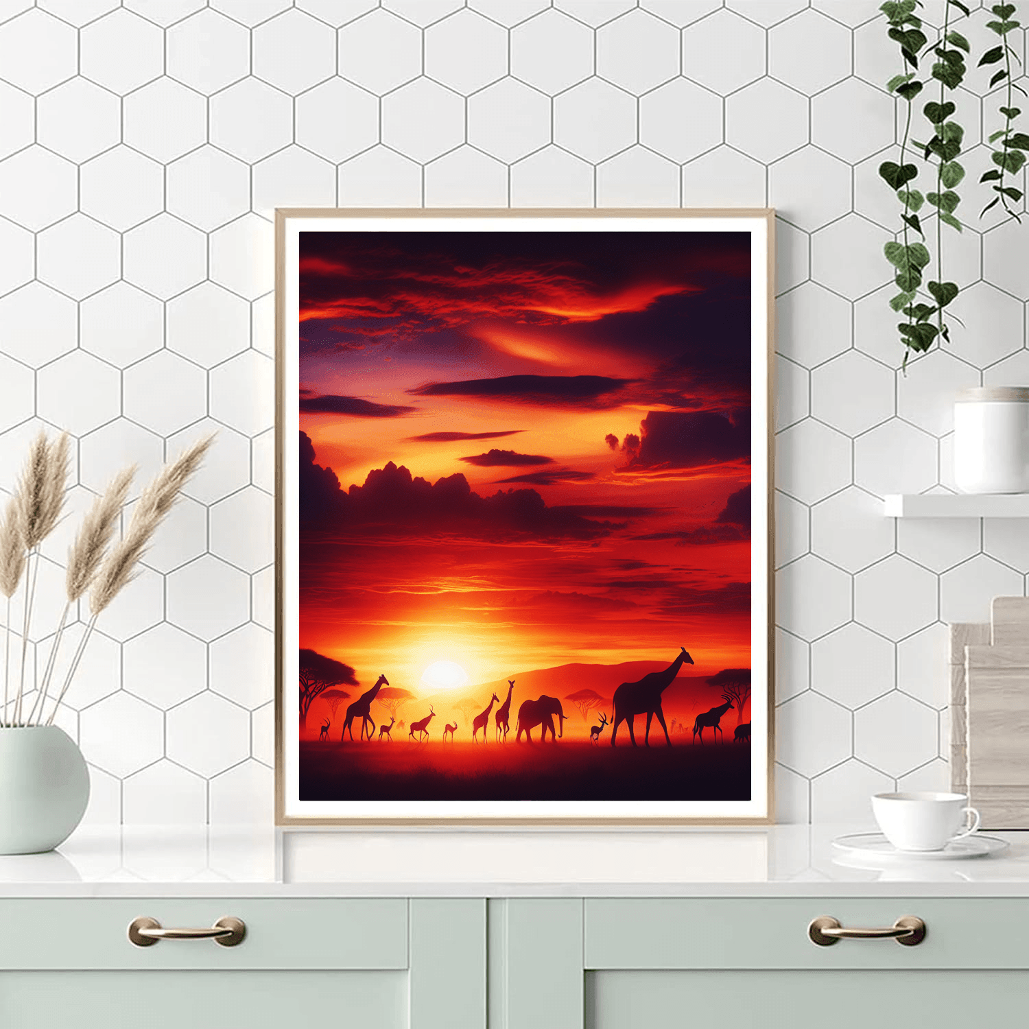 Sunset Safari Expedition Paint By Numbers