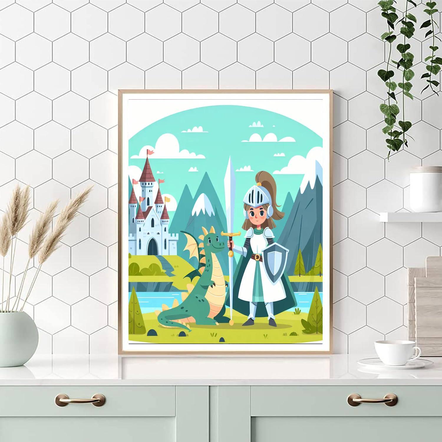 Mythical Kingdom Quest Paint By Number