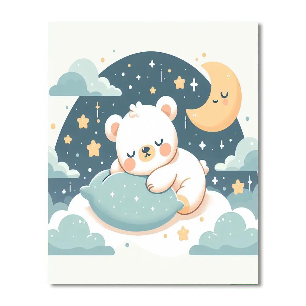 Cuddle Bear's Dreamland Paint By Number