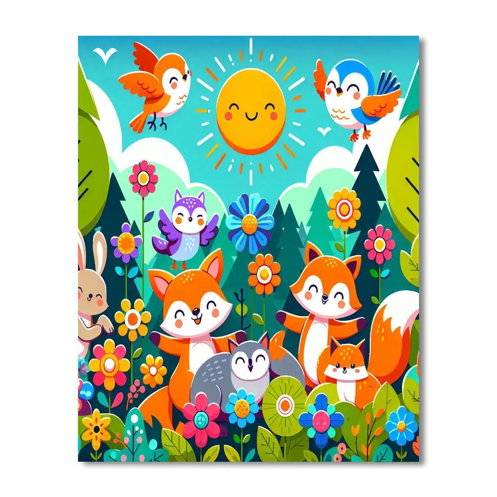 Friendly Forest Adventures Paint By Numbers Kits