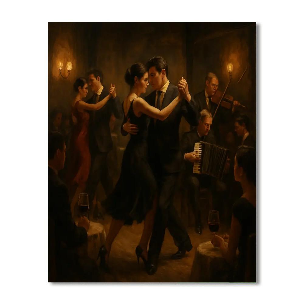 Tango Festival - Buenos Aires Painting By Numbers Kit