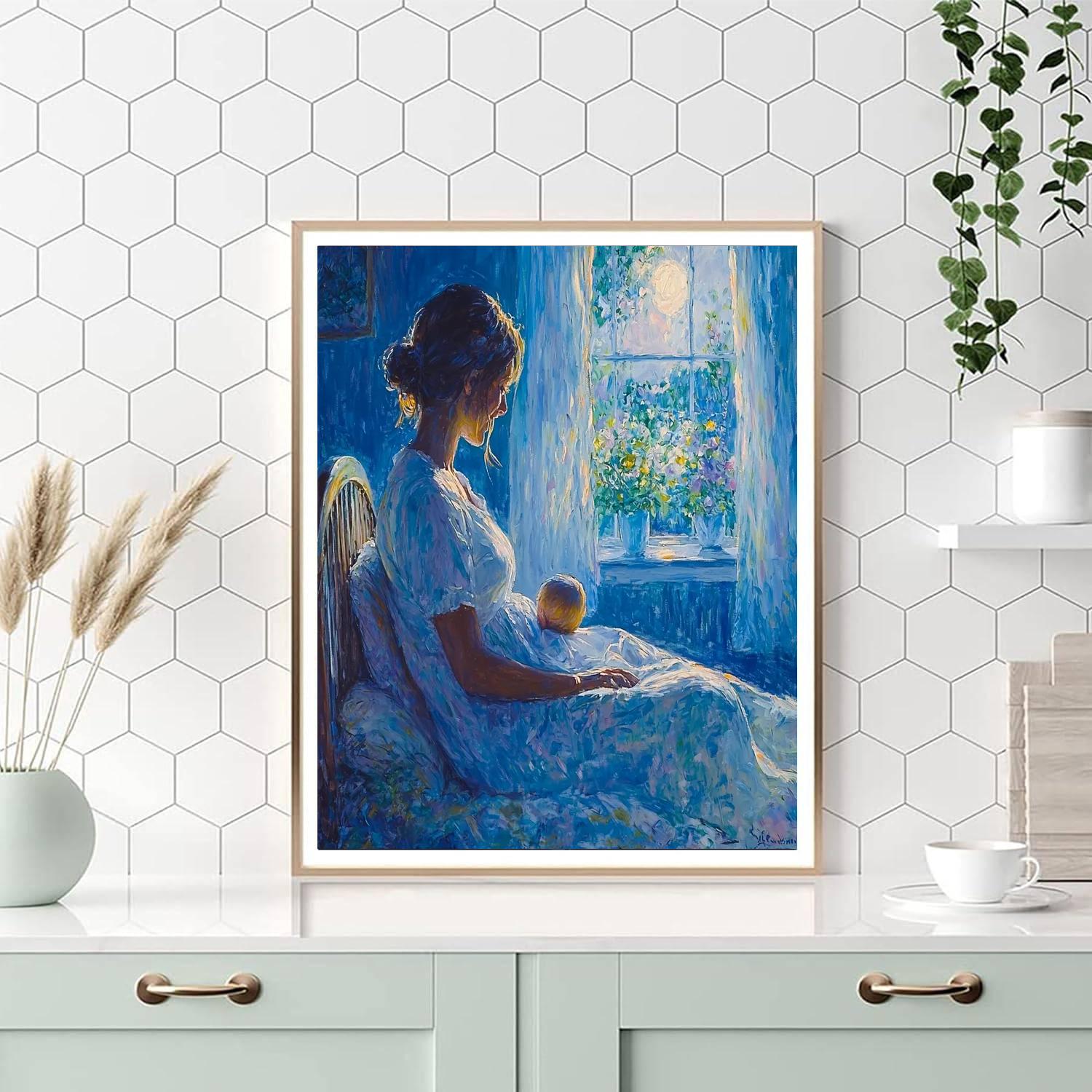 A Mother's Whisper Painting Number Kit