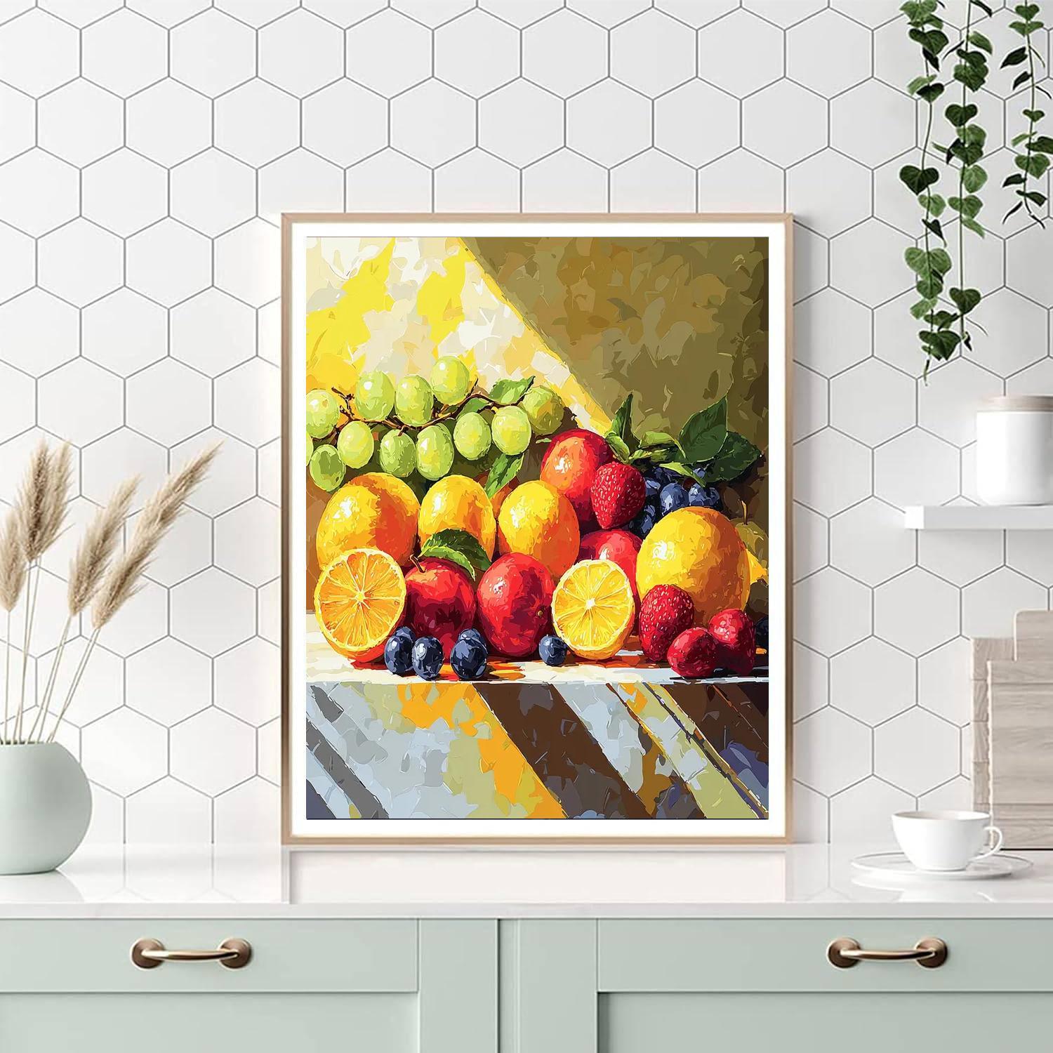 Paul Cézanne Inspired Fruitful Harmony  Painting By Numbers Kit